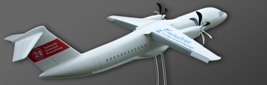 Flugzeug-Modell für Sonderforschungsbereich